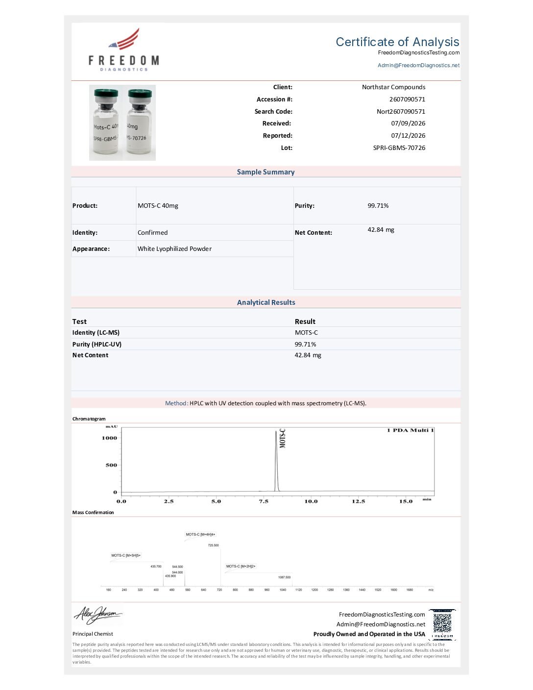 Batch MC42601 (M_P) (1) MOTS-C - Image 3