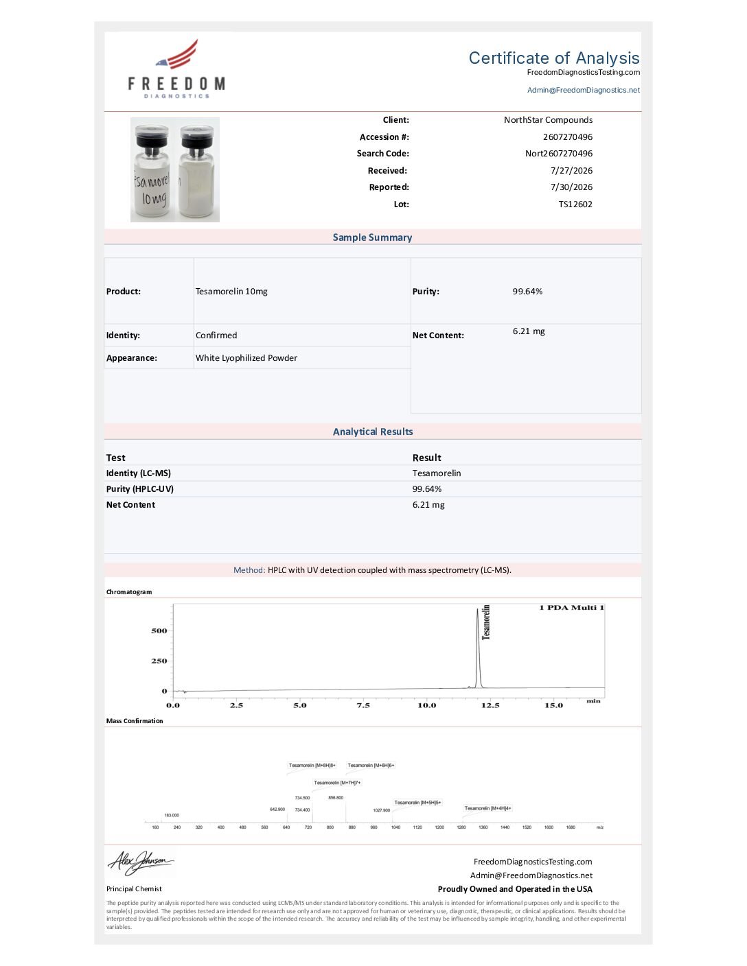 Tesa 6MG coa Tesamorelin - Image 2