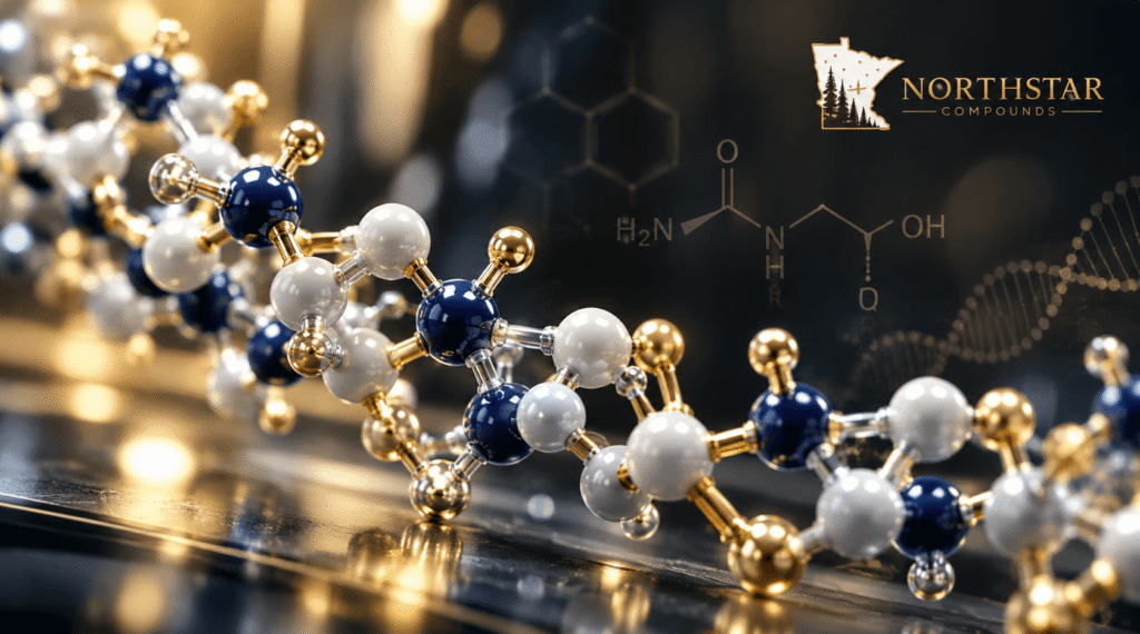 luxury peptide molecular structure (1)