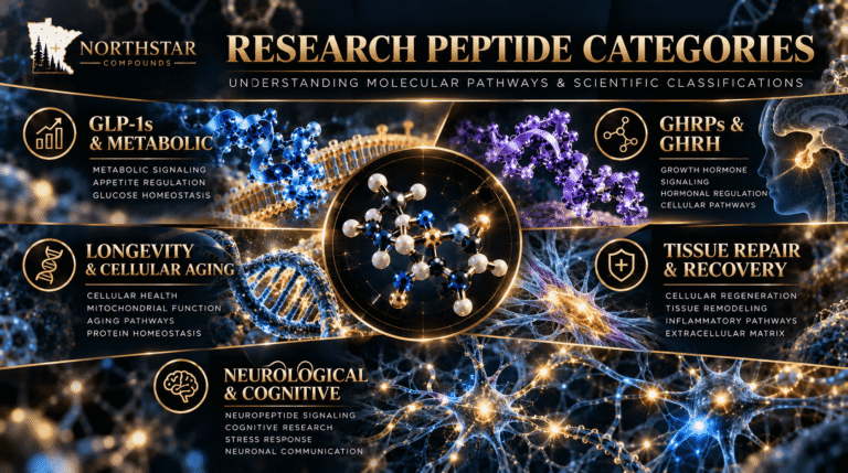 research peptide categories infographic (1)